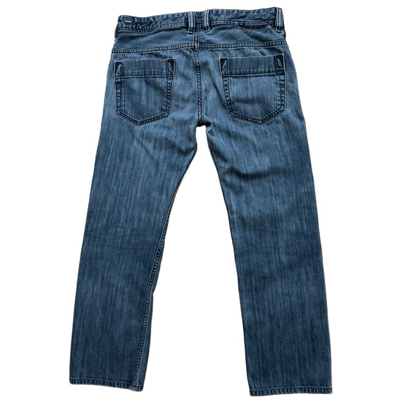 Diesel Jeans Mens Size 29x32 (30x26) Safado Slim Straight Button Fly Blue - Picture 2 of 6